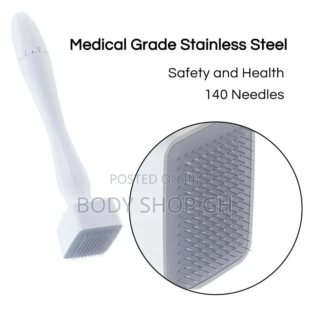 Derma Stamp, Microneedling Stamp for Face, Hair and Beard