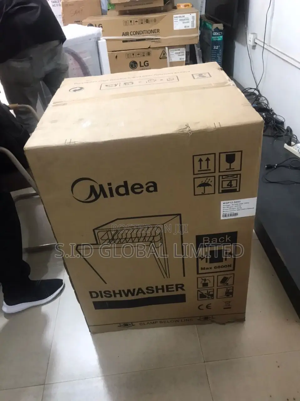 Salutary Midea 12 Plates Dishwasher Full Board (WQP12-5203)