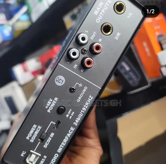 24bit Portable Audio Interface Sound Cards (New)