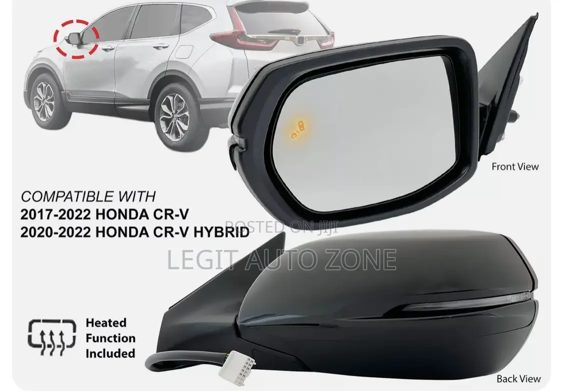 Honda CRV 2017-2022 Mirror Glass With Blind Spots