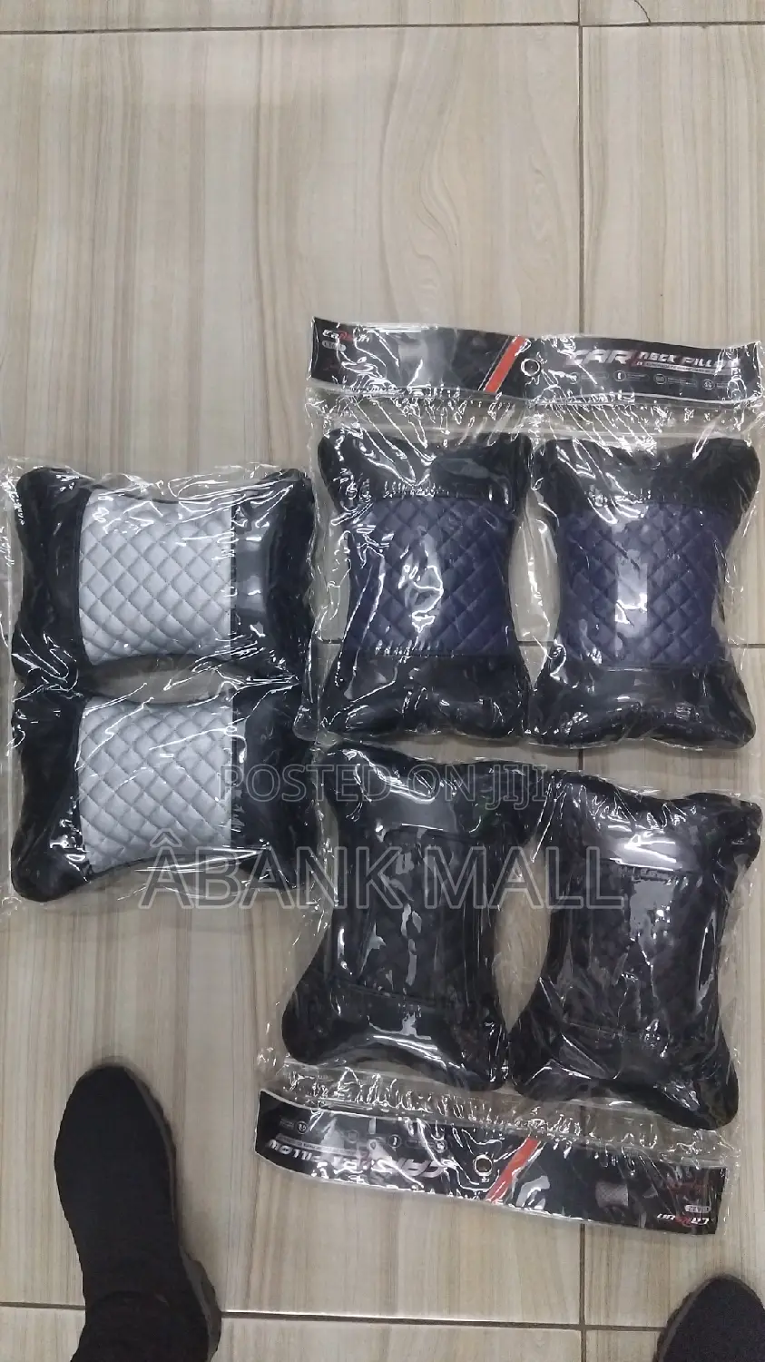 Car Pillow Neck Rest Set - Pair