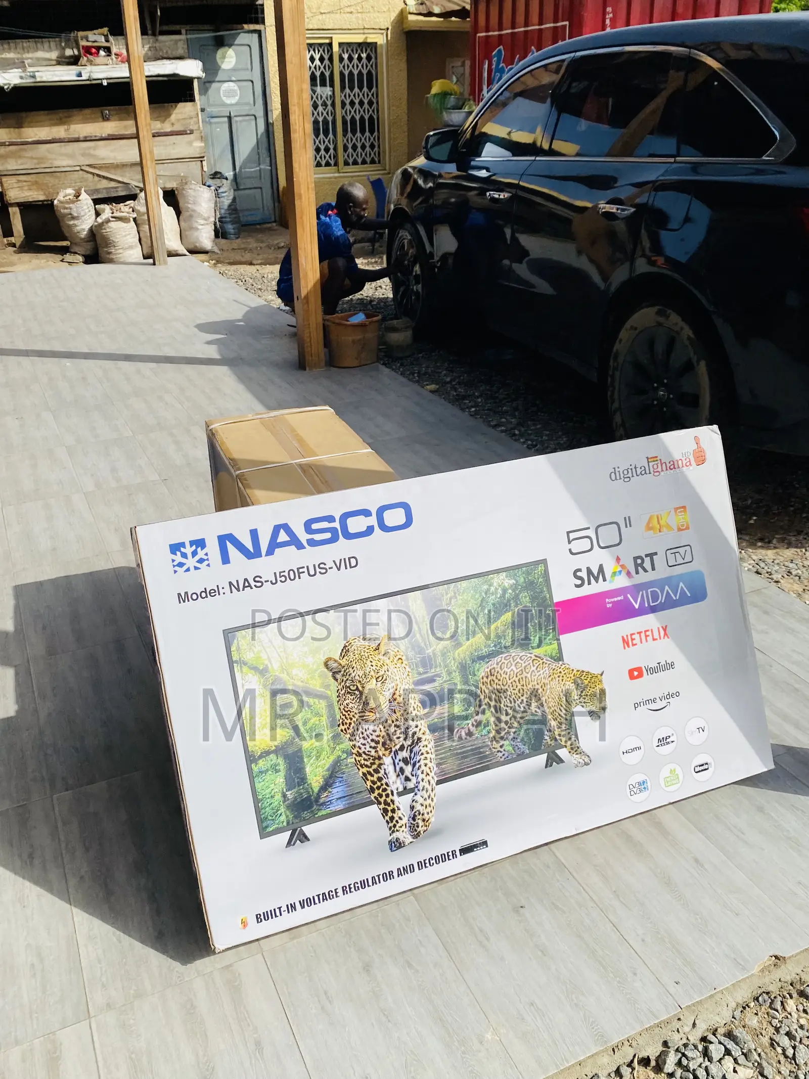 Brand New Nasco 50” Led Uhd/ Smart Satellite Television