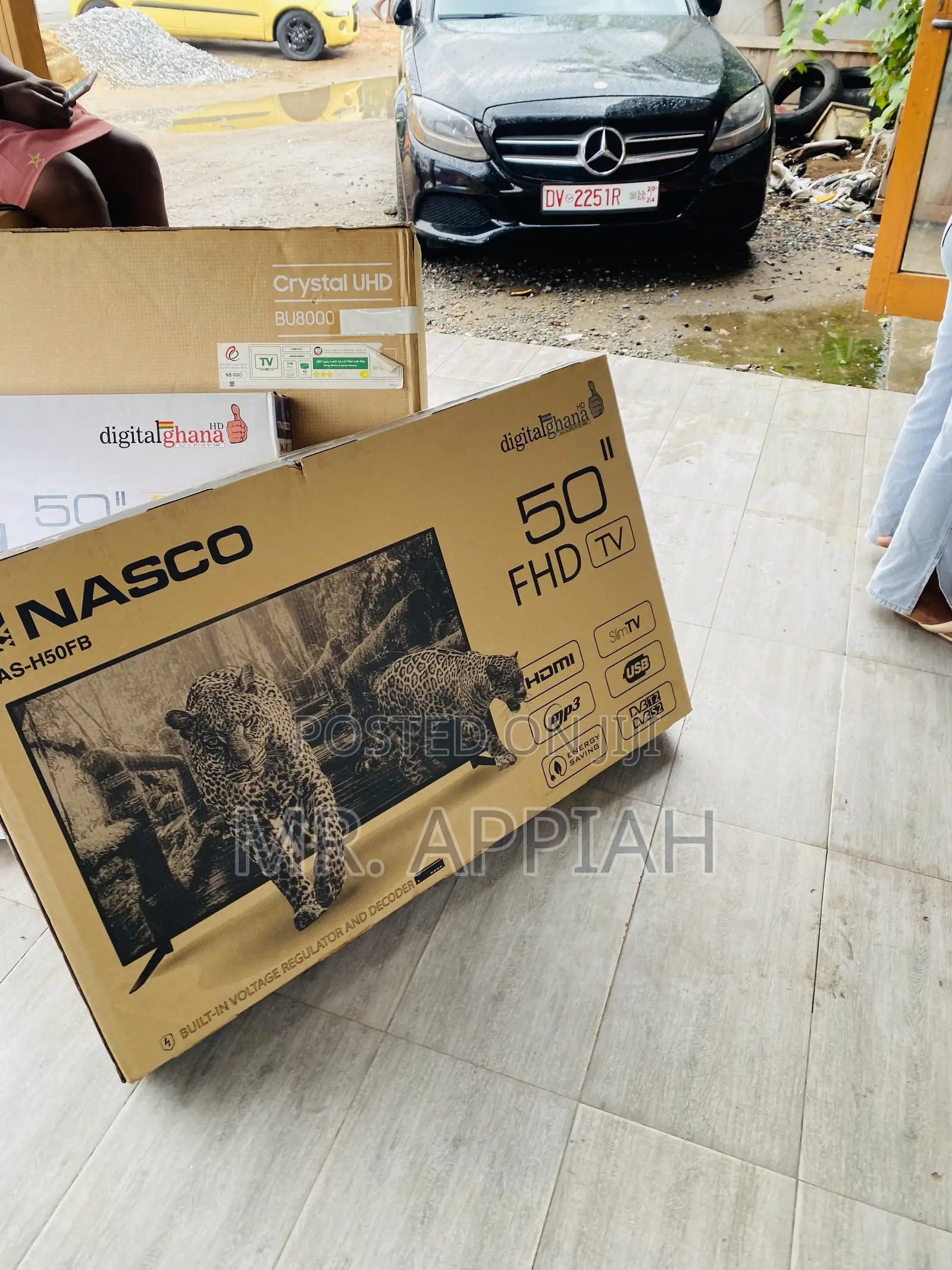 Brand New Nasco 50 InchLed FHD Digital Satellite Television