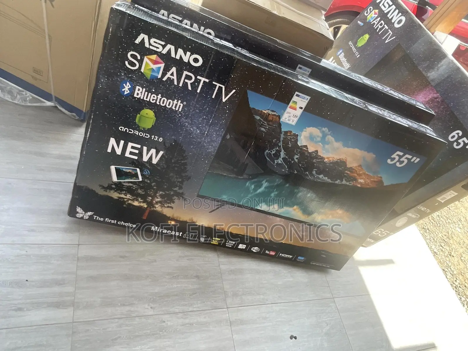 Internet Infernite Asano 55" UHD Smart Satellite TV