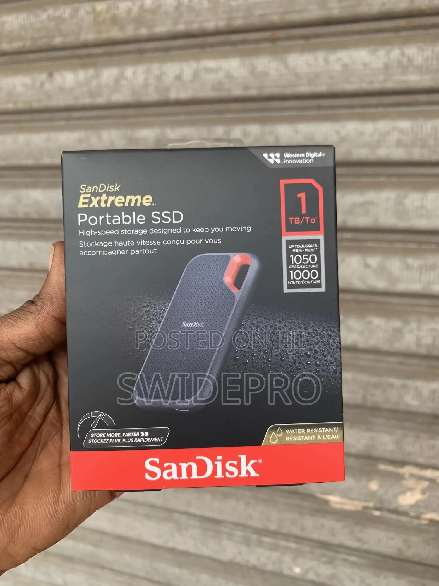 Sandisk Extreme 1tb Usb-C Portable External SSD + 1050mb/S