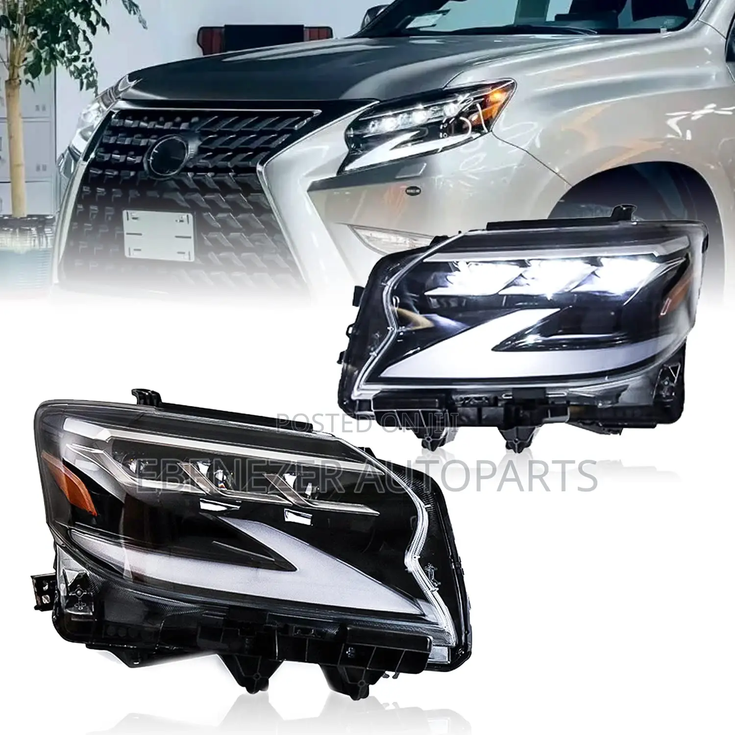 Lexus GX 460 Led Headlights Assembly
