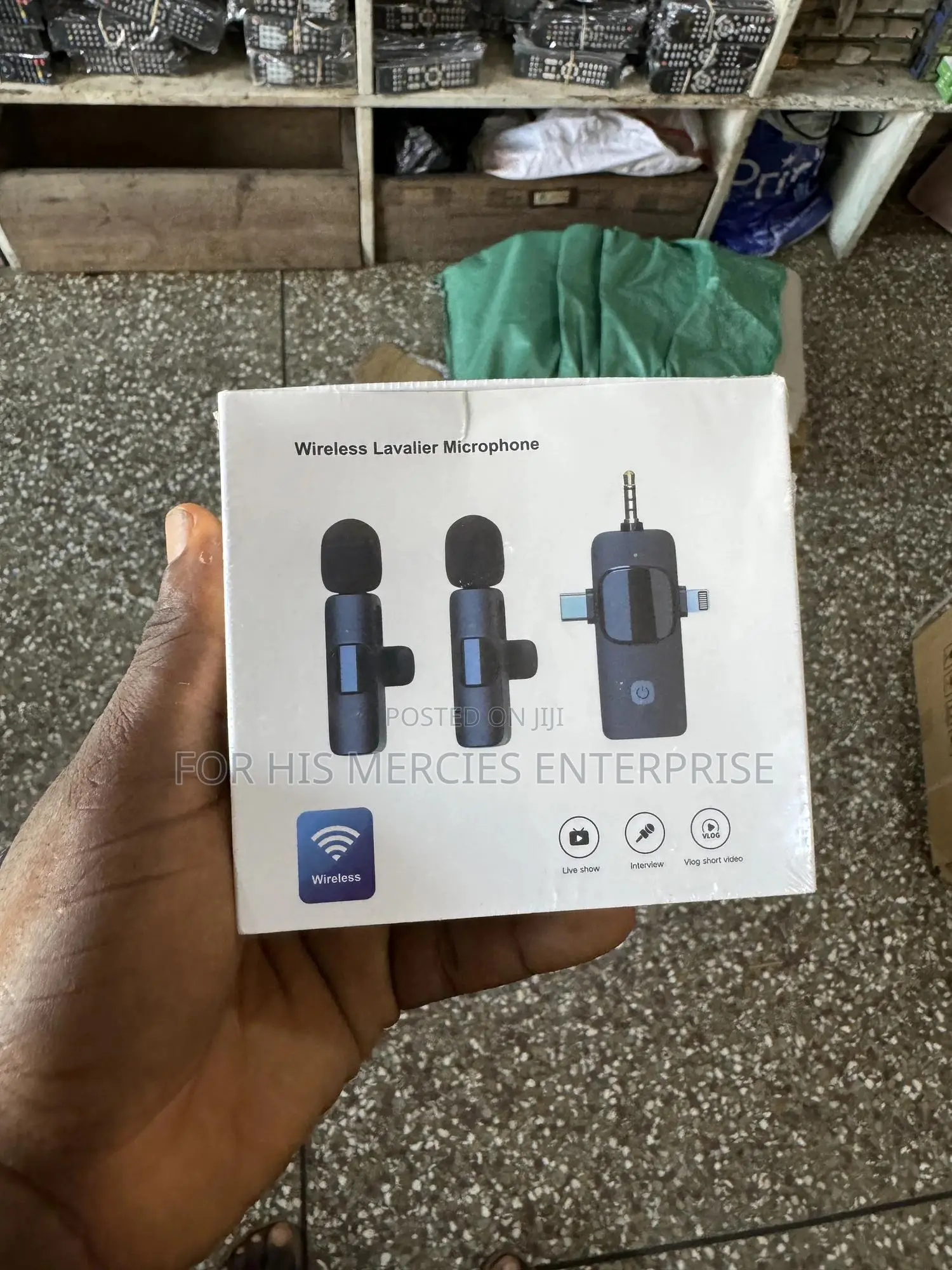 Wireless Lavalier Wireless 3in1 Microphone