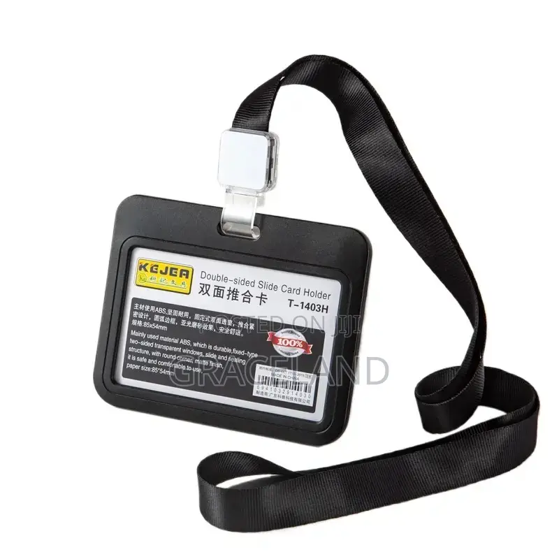 Card Holder Badge Reel ID Holder Security Retractable Photo
