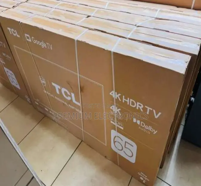 Sought-after Tcl 65" Smart Android Tv, Uhd , Airplay,