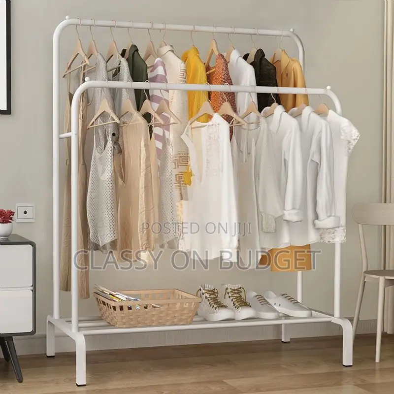 Multipurpose Clothes Rack With Shoe Rack