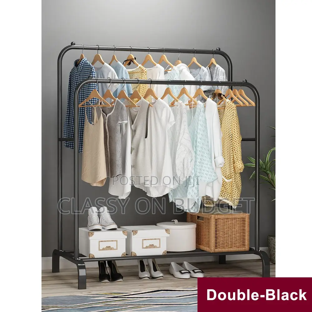 Multipurpose Clothes Rack With Shoe Rack