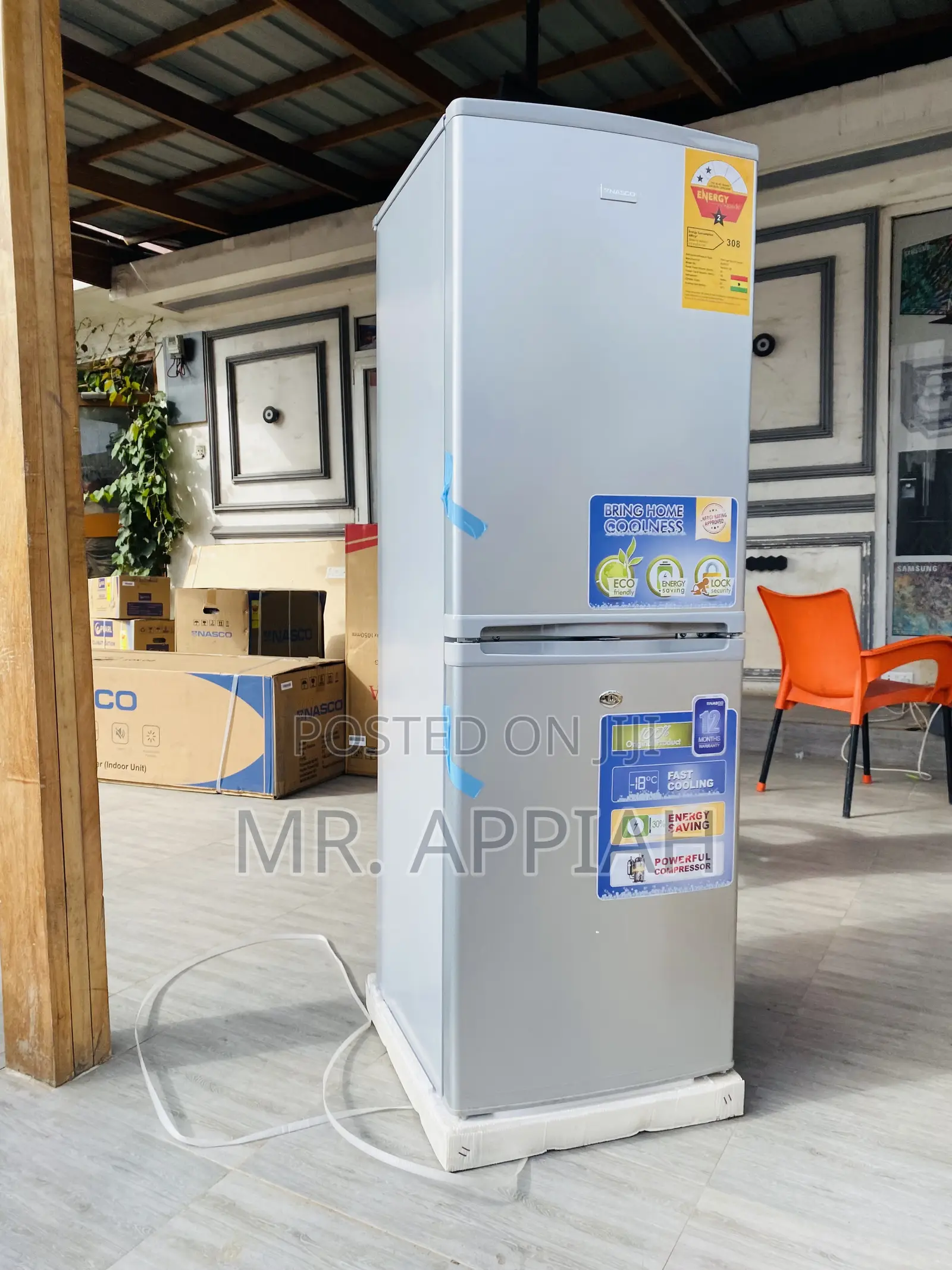 Super Chilling Nasco Nasd2-20Bottom Freezer Electric Fridge