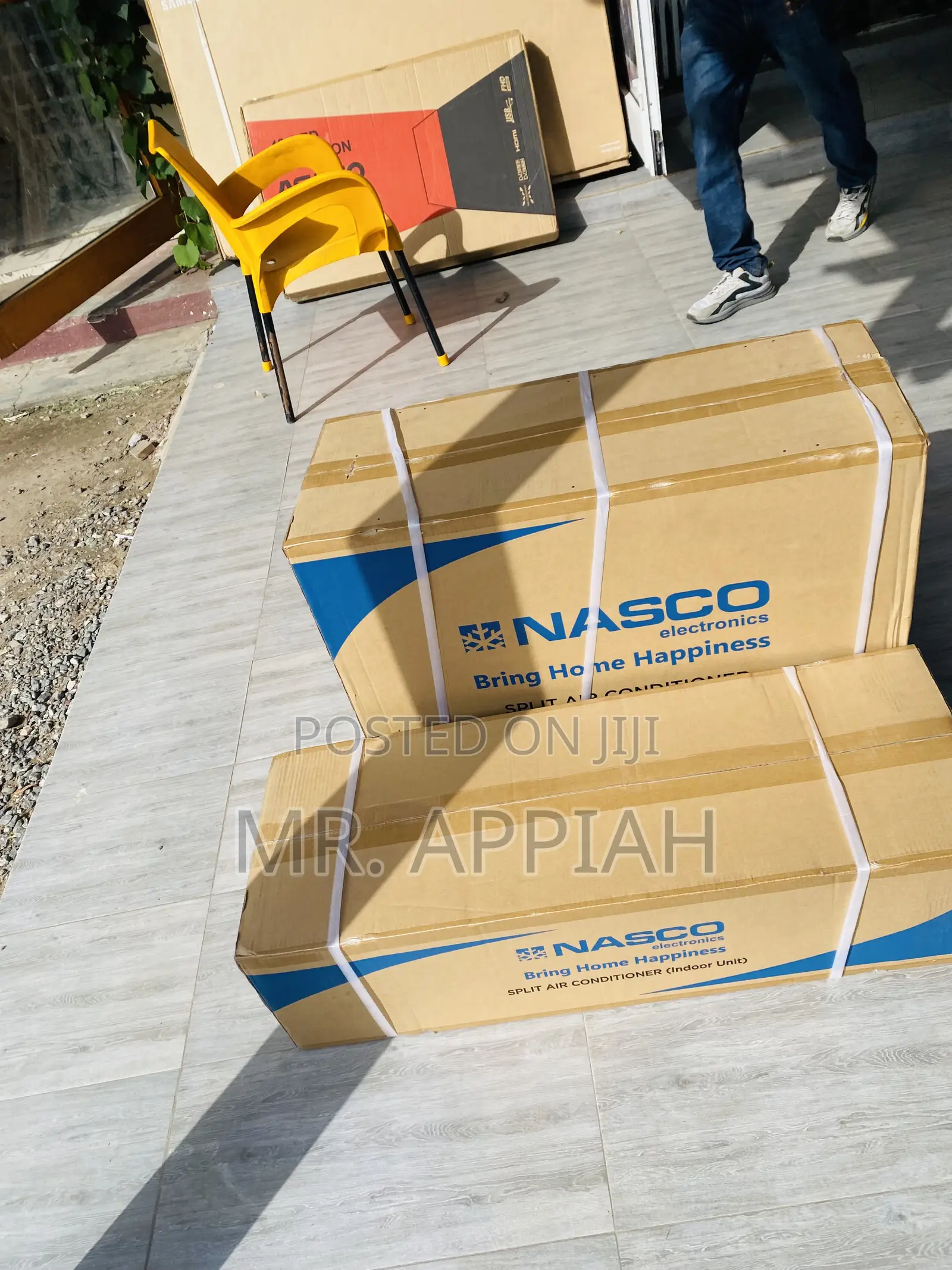 Long Lasting R410 Nasco Split Type Air Conditioner,White.