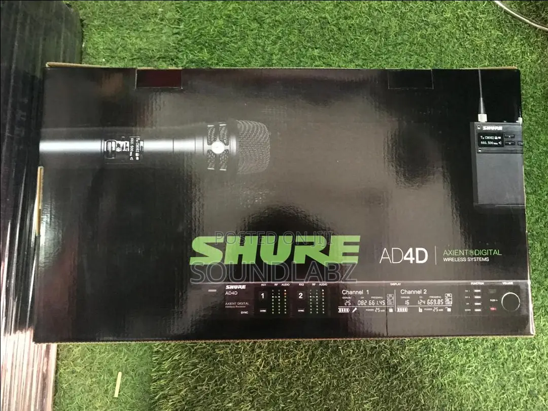 Shure Ad4d Axient Digital Wireless Professional Microphone