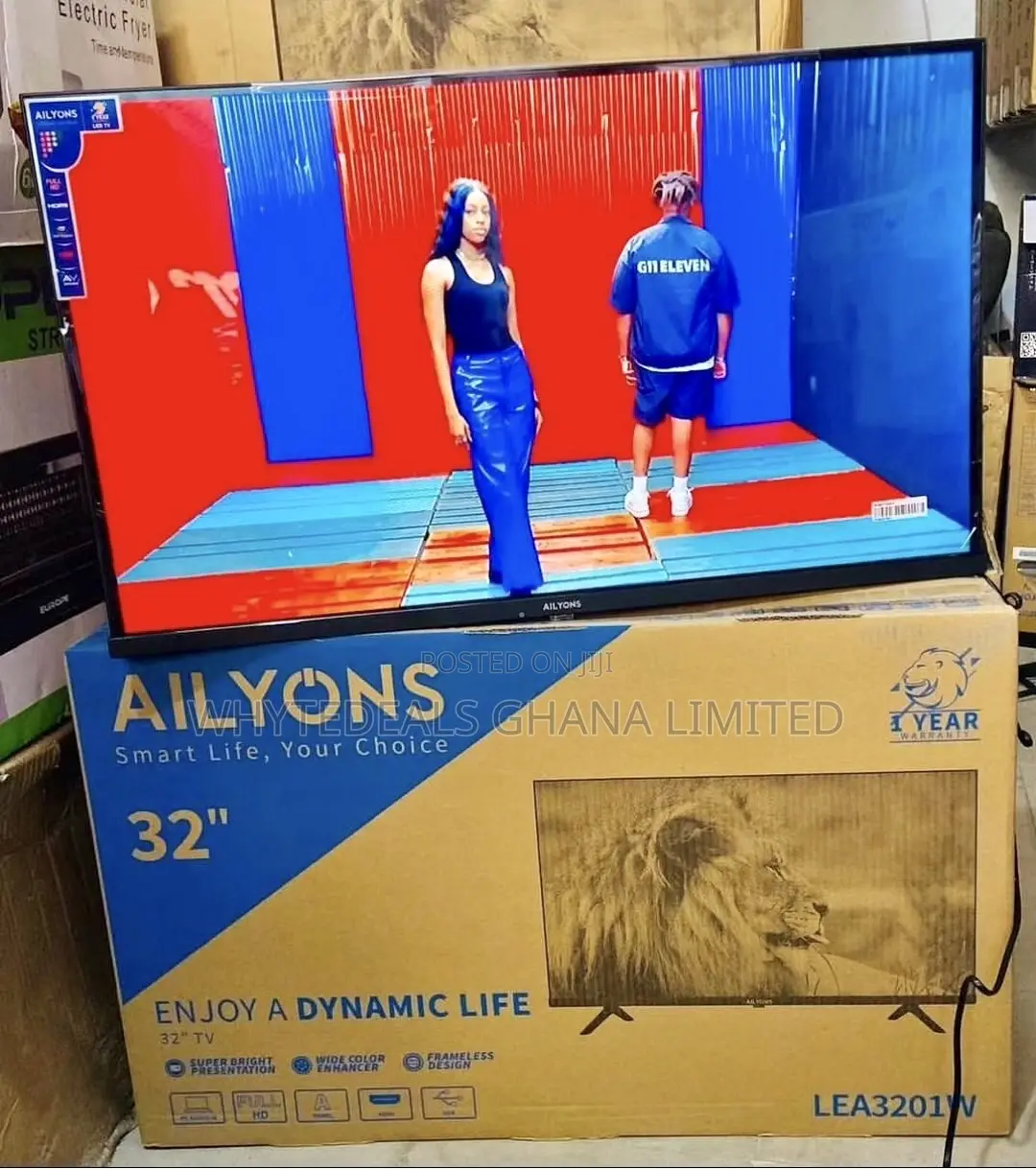 Ailyons 32" Smart Android Led Tv| Netflix| Youtube| Slim| Full Hd|2026