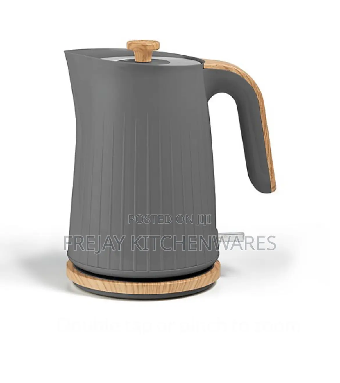 George Home Gray Wood Effect Kettle