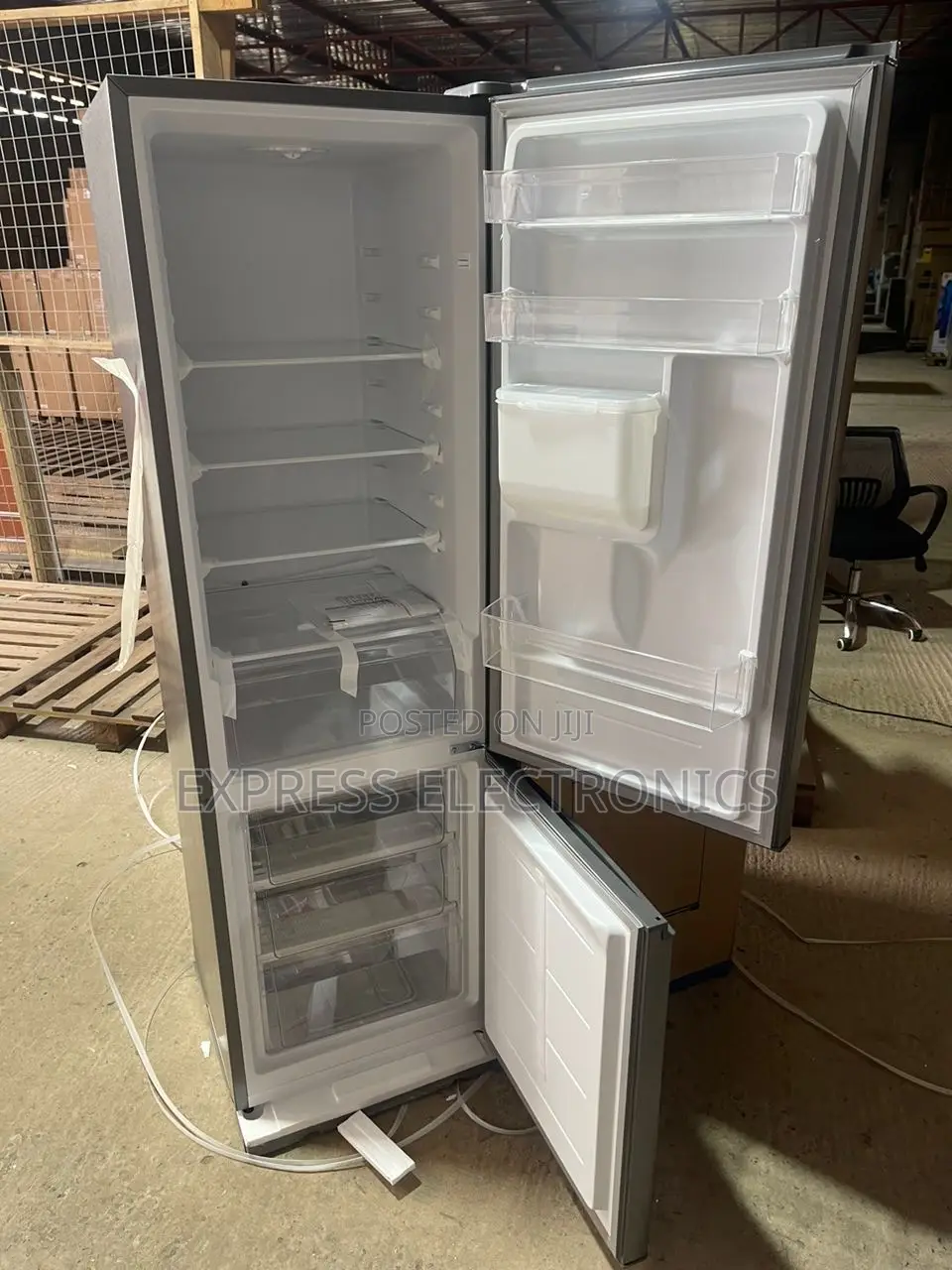 Brand New Nasco Fridge Double Door 268L Bottom Freezer