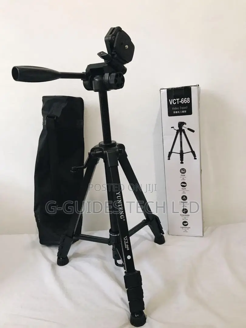 VCT-668 Professional Tripod STAND for Phone and DSLR Camera