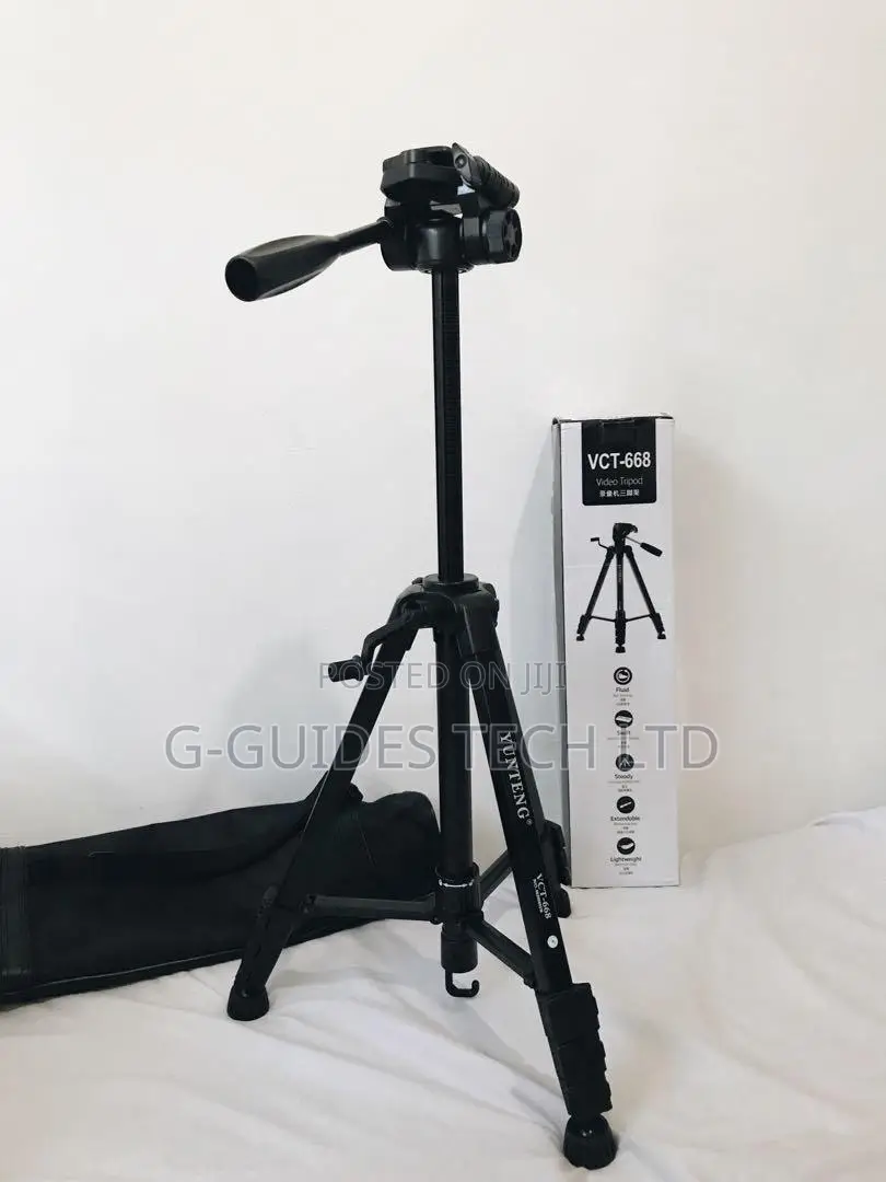 VCT-668 Professional Tripod STAND for Phone and DSLR Camera