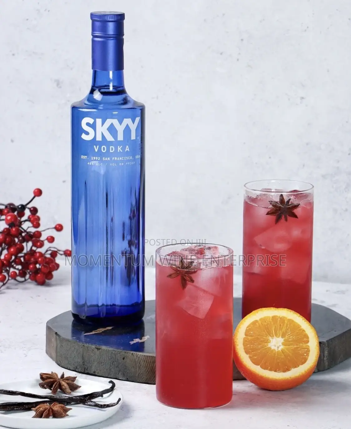 Skyy Vodka All Flavours 1lt