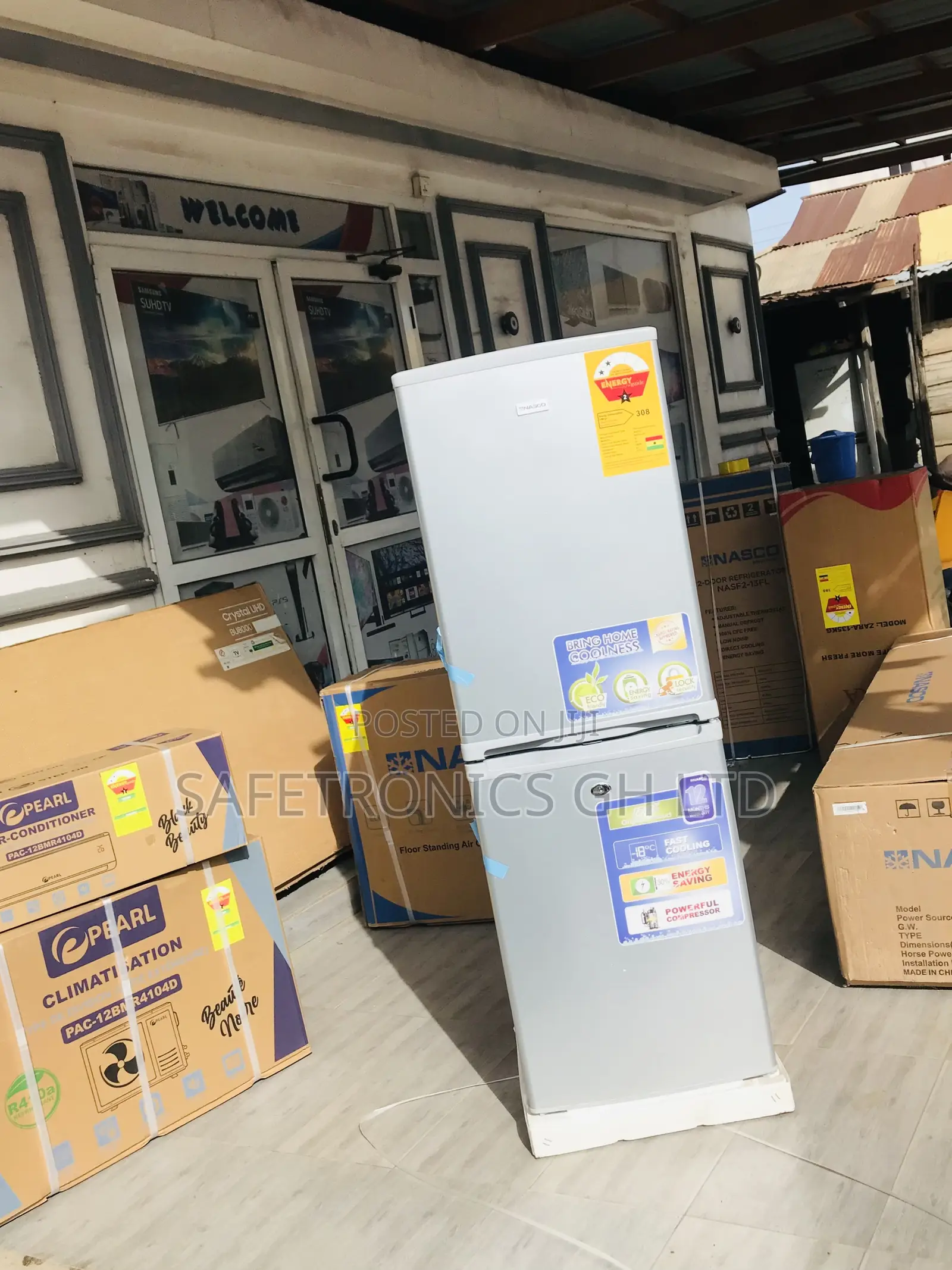 Gray Bottomfreezer Nasd2-20 Reliable  Doubedoor Fridge
