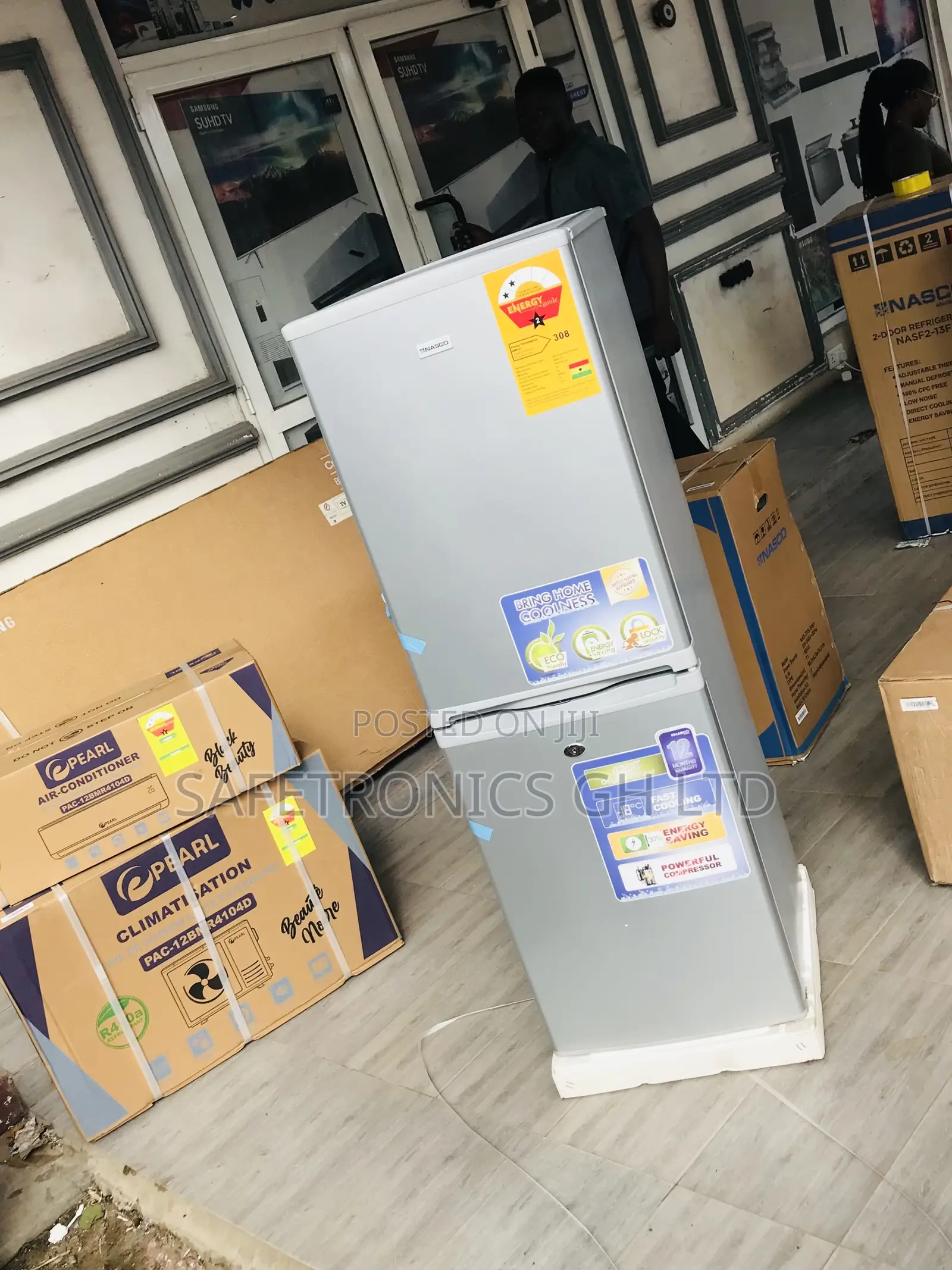 Available Nasco Nasd2-20 Gray Bottomfreezer Doubedoor