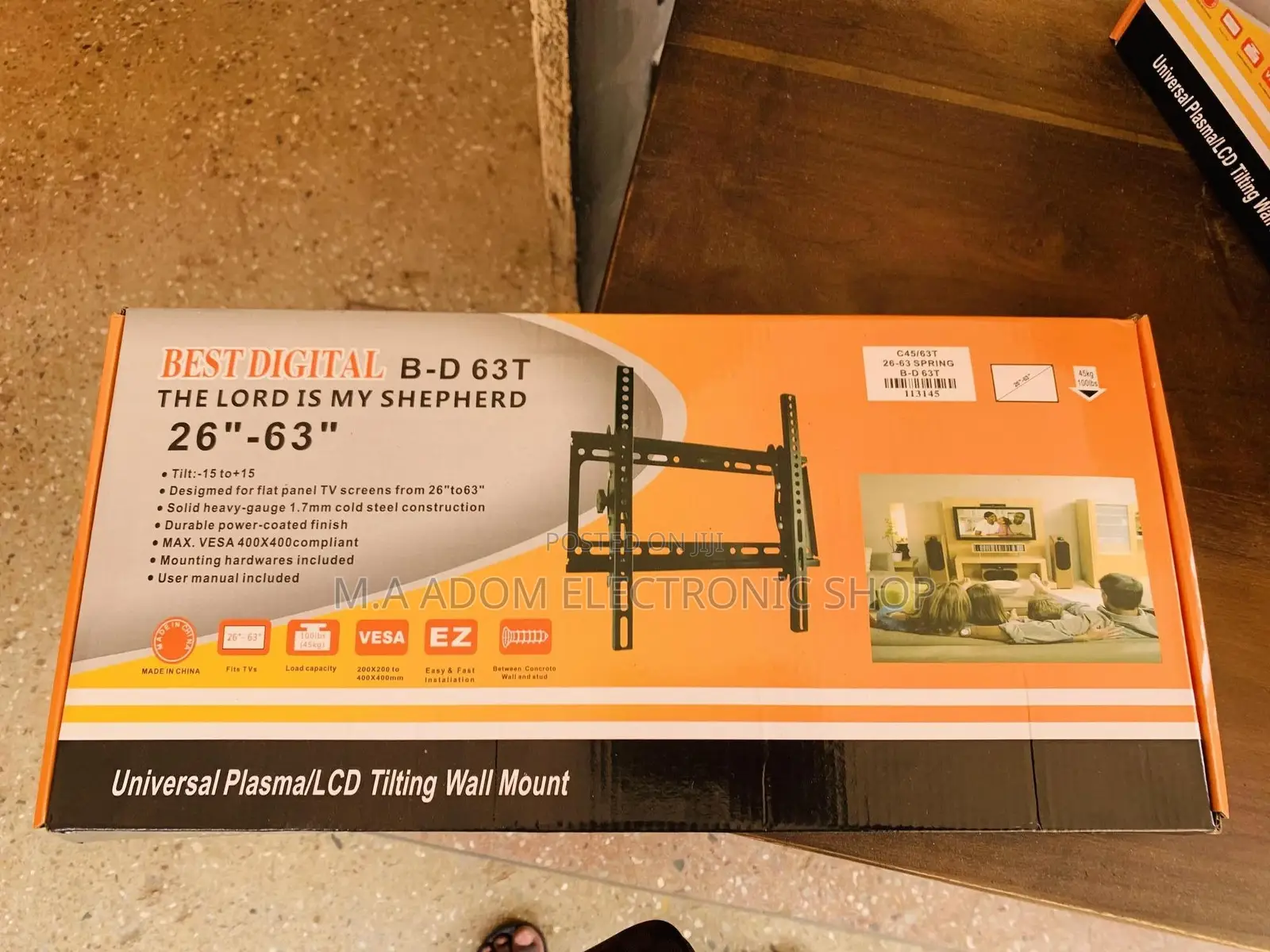 Tilting Wall Mount for Led Tv 32”-65