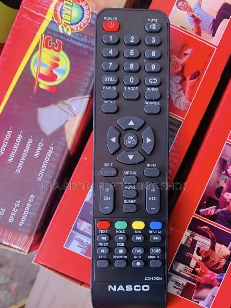 Well Design Nasco(Black)Electric Remote Control,Black.
