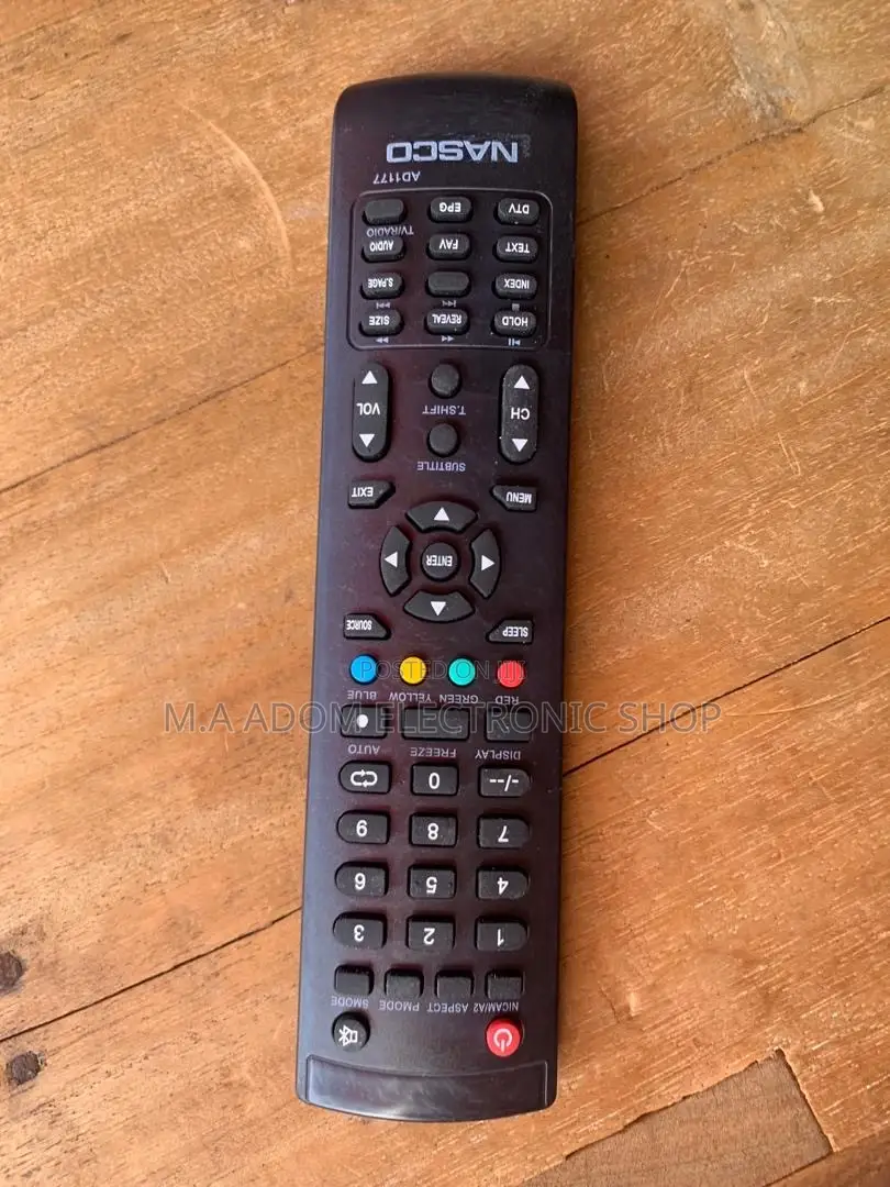 Long Lasting Nasco Remote Control Black.