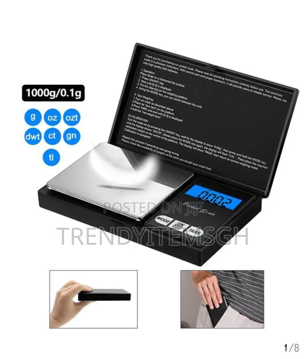 0.01g/200g Digital Scale High Precision