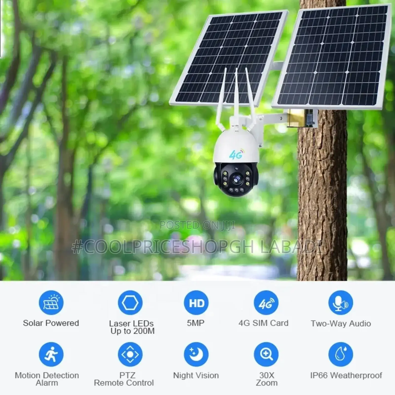 Solar PTZ 4G Power Panel