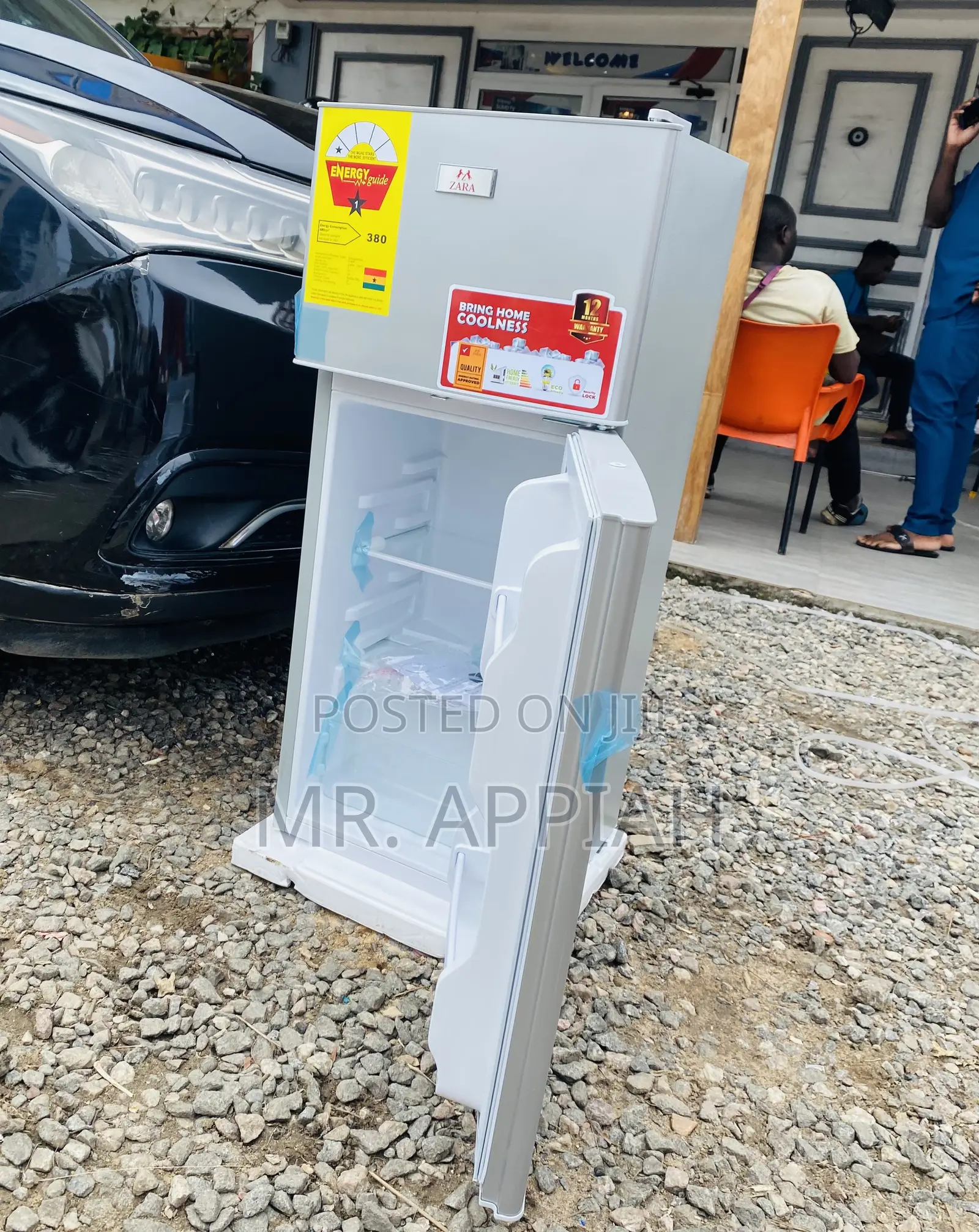 Top Freezer Zara 135 KH Double Door Electric Fridge.