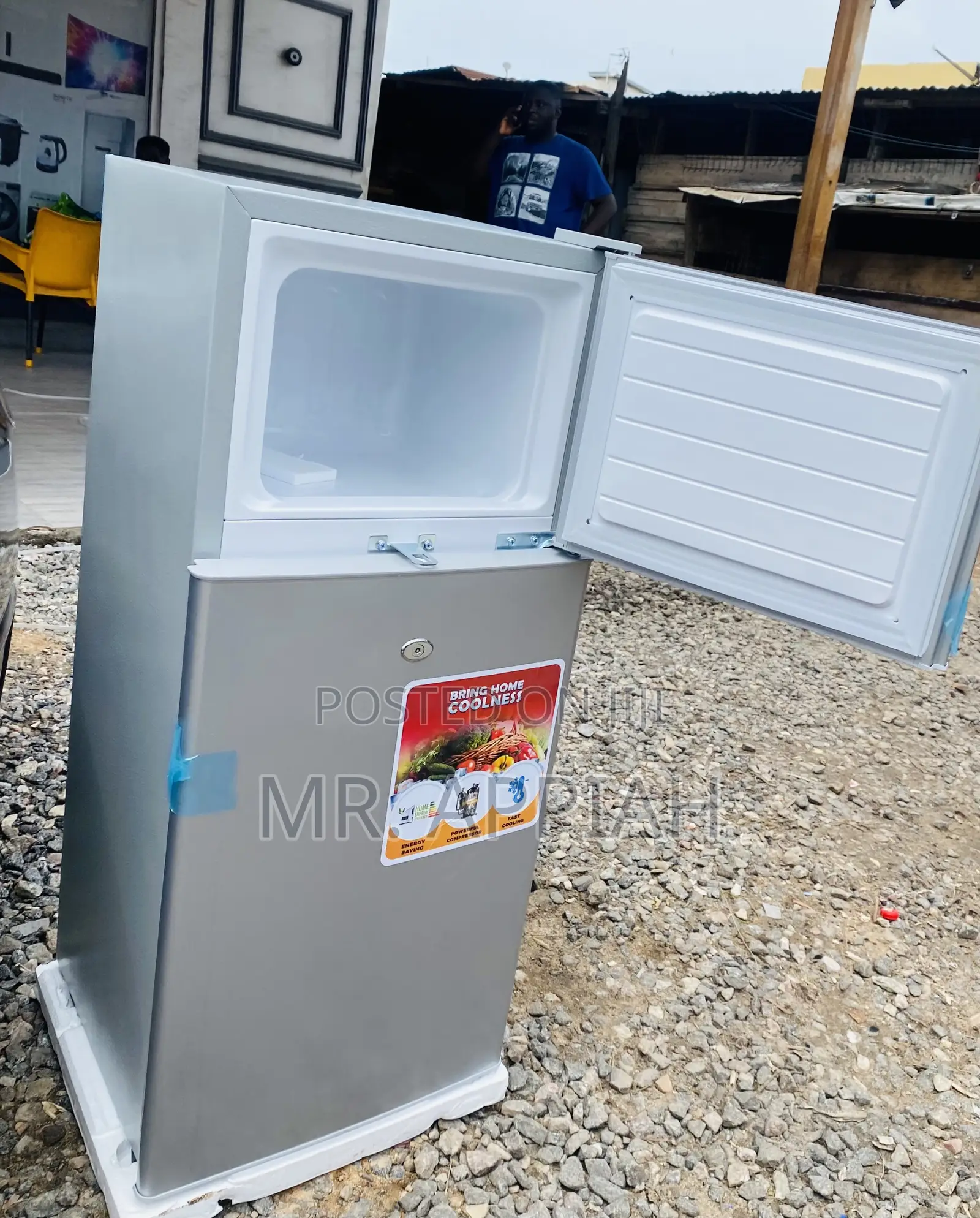 Buy Durable Zara 135 KH Top Freezer Electric Fridge(Gray).