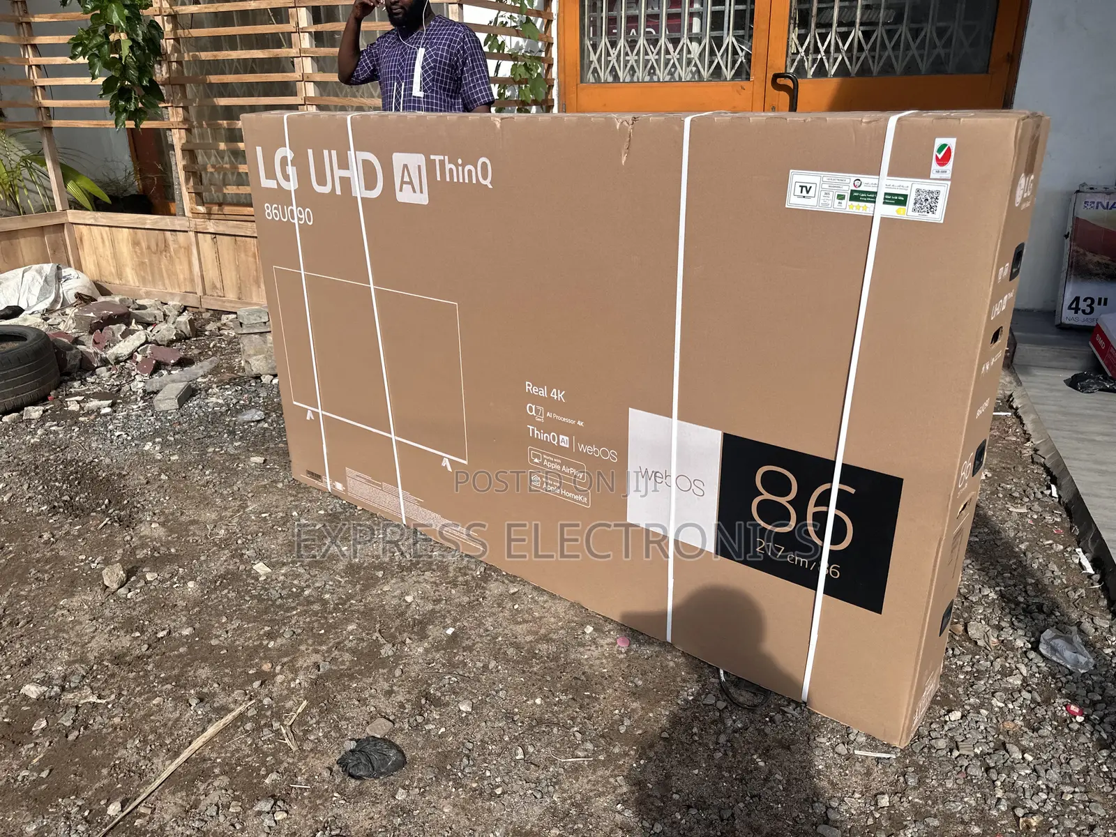 Newly Arrived Uhd Smart Lg 86”Ur8000