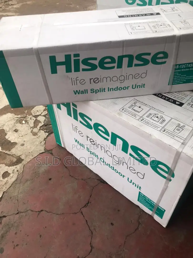 Classy Hisense Split Air Conditioner 1 Ton AS-12CT4SMETQ00
