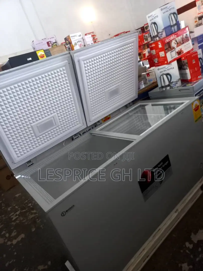 Sigma 420L Glass Sliding Freezer