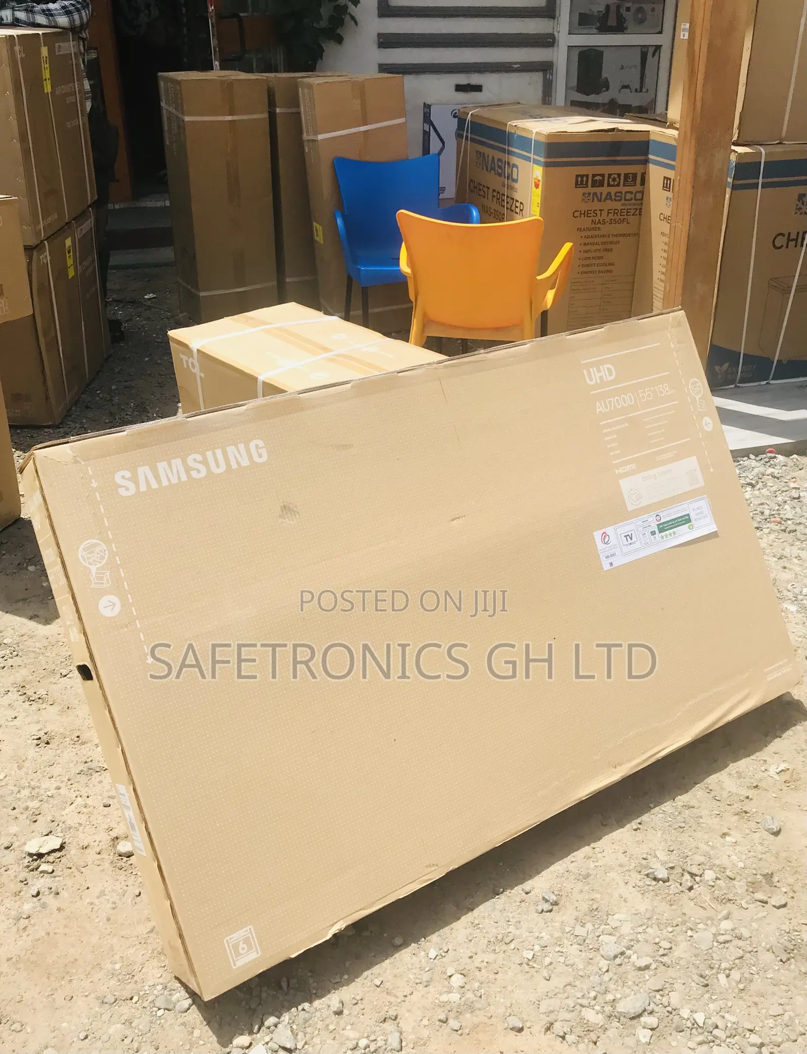 Samsung 55 Inches Glossy Led Smart Crystal Cu70 Uhd Tv