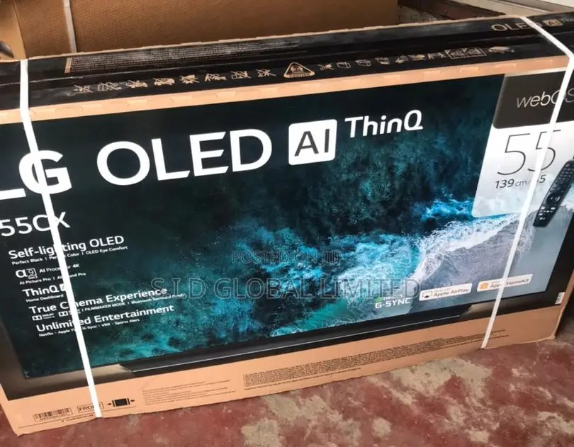 Order for 55" CX LG OLED TV With Thinq AI