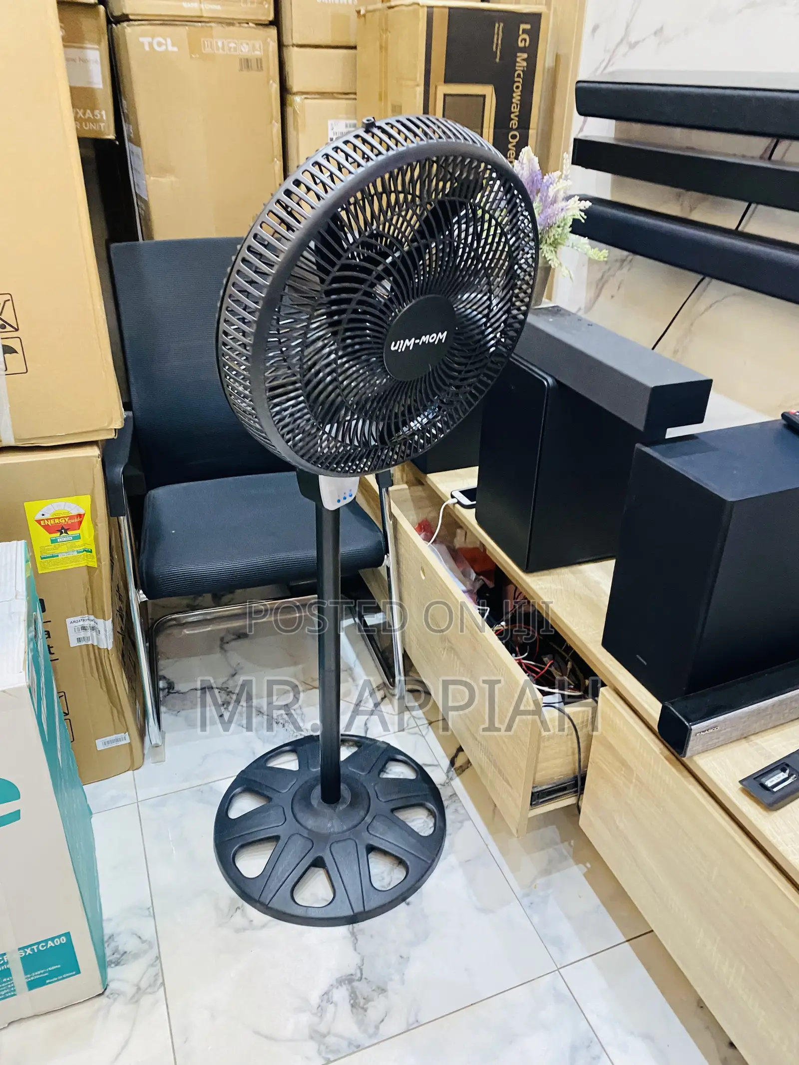 Authentic Rechargeable Wow-Win Electric Fan 17.2.