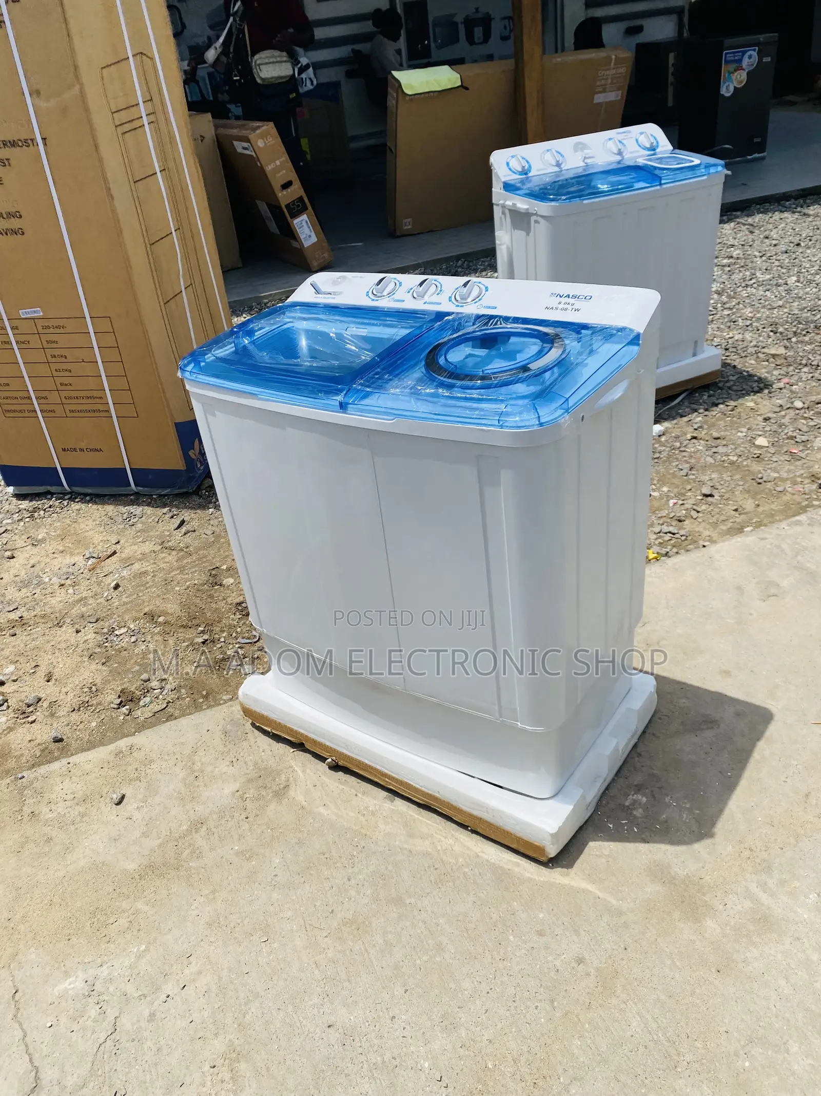 Classic Nasco Semi-Automatic 7kg Top Load Washing Machine.