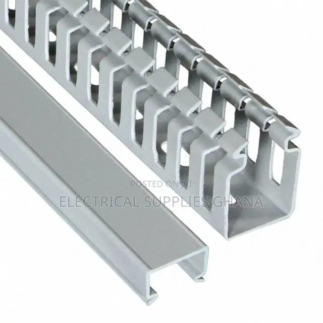 Grey PVC Panel Trunking for Electrical Control Panels