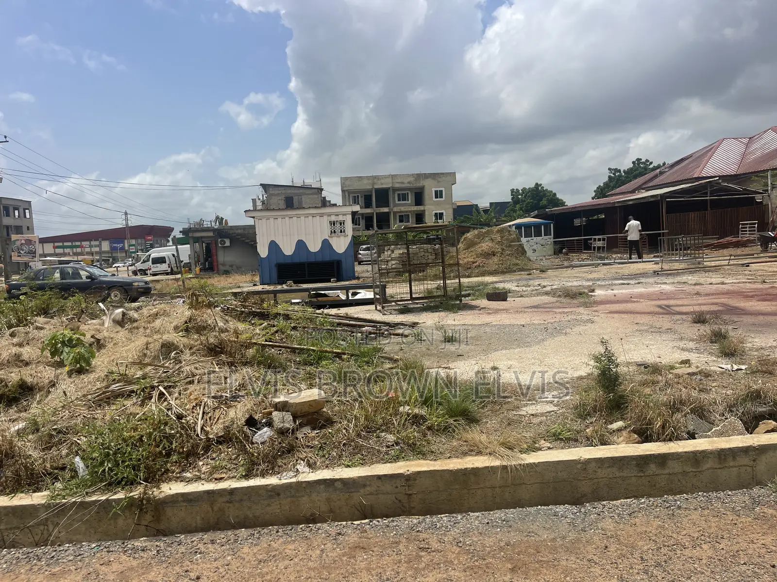 A Main Roadside Plot for Sale From Botwe SCH to Melcom