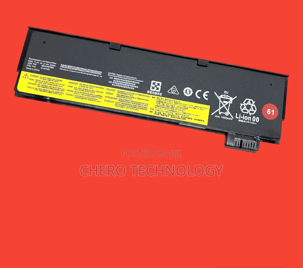 Lenovo Thinkpad Battery T470 T570 T480 T580 Tp25 Series