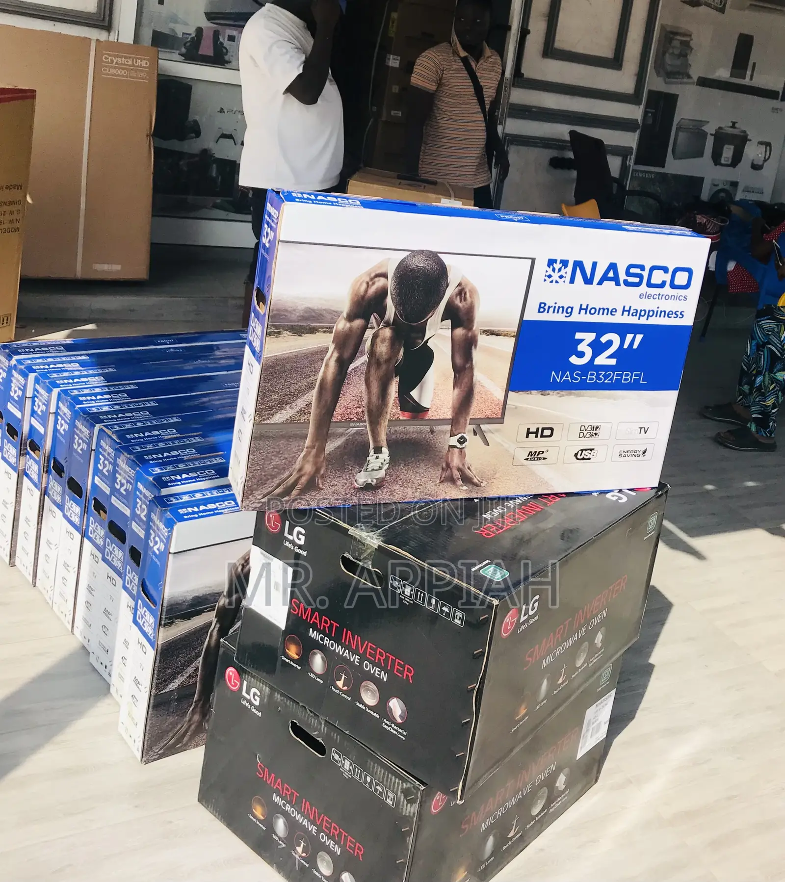Affordable Nasco 32 Inch Digital Satellite Tv(Black).