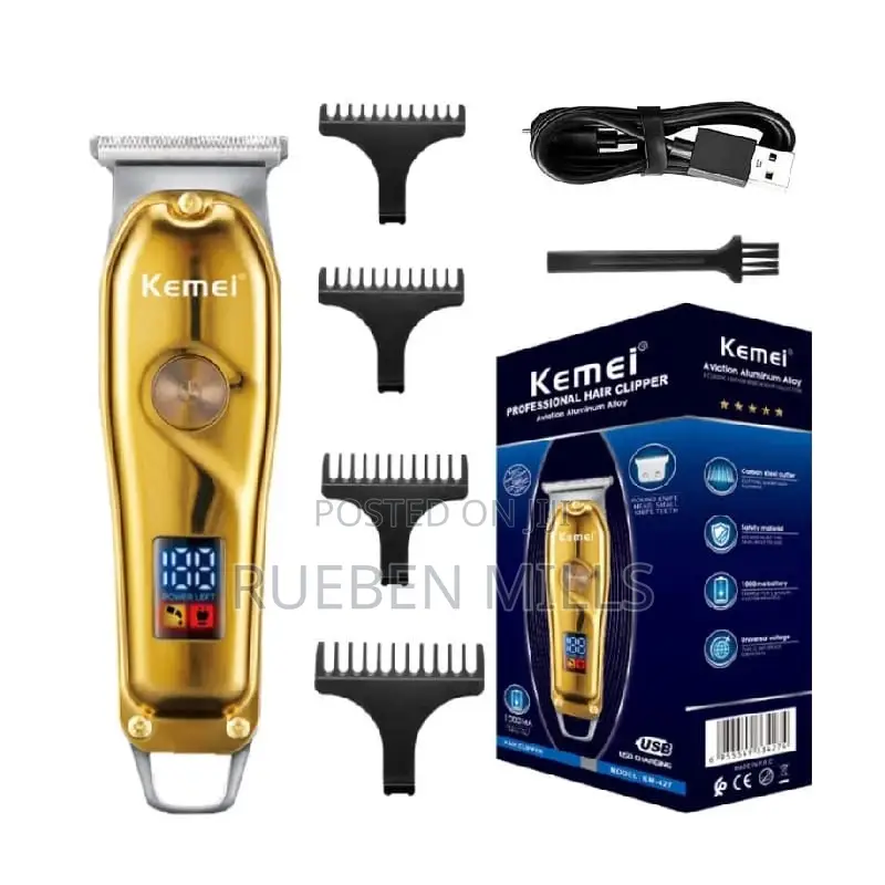 Close Shaving Kemei Km-427 Beard Trimmer Barbering Machine