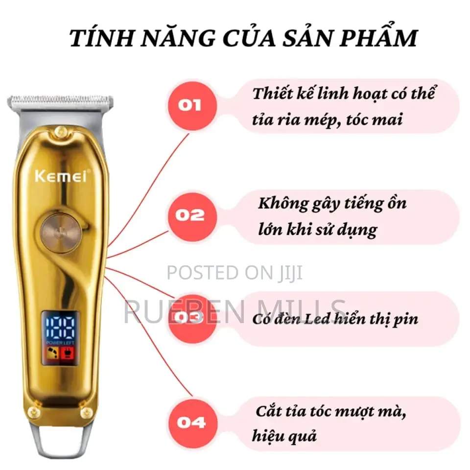 Classic Gold Close Shaver Beard Trimmer Hair Clipper