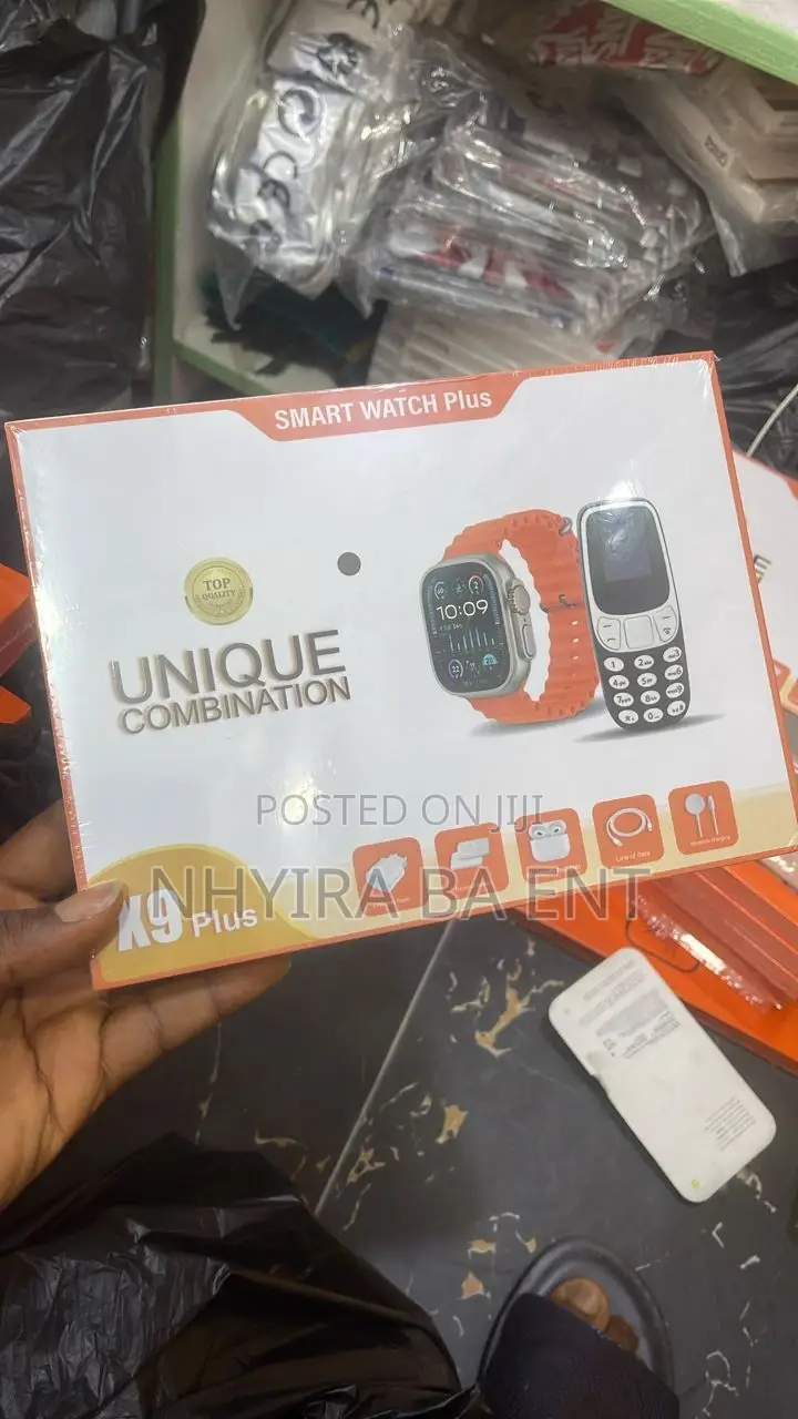 3 In 1; Smart Watch, Earpod, Phone And More Accessories