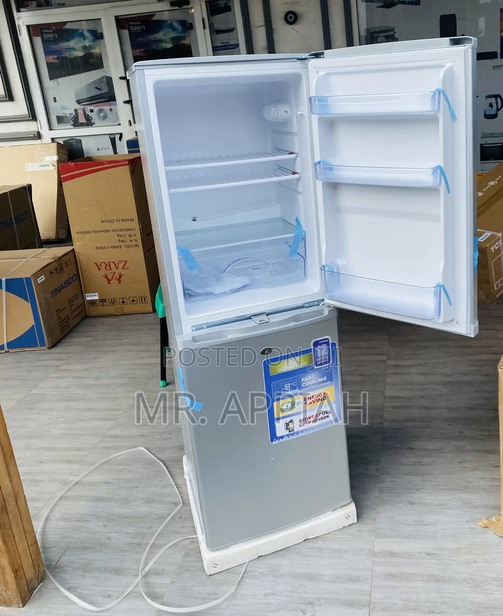 Authentic Nasco 147L Bottom Mount Freezer Fridge[NASD2-20]