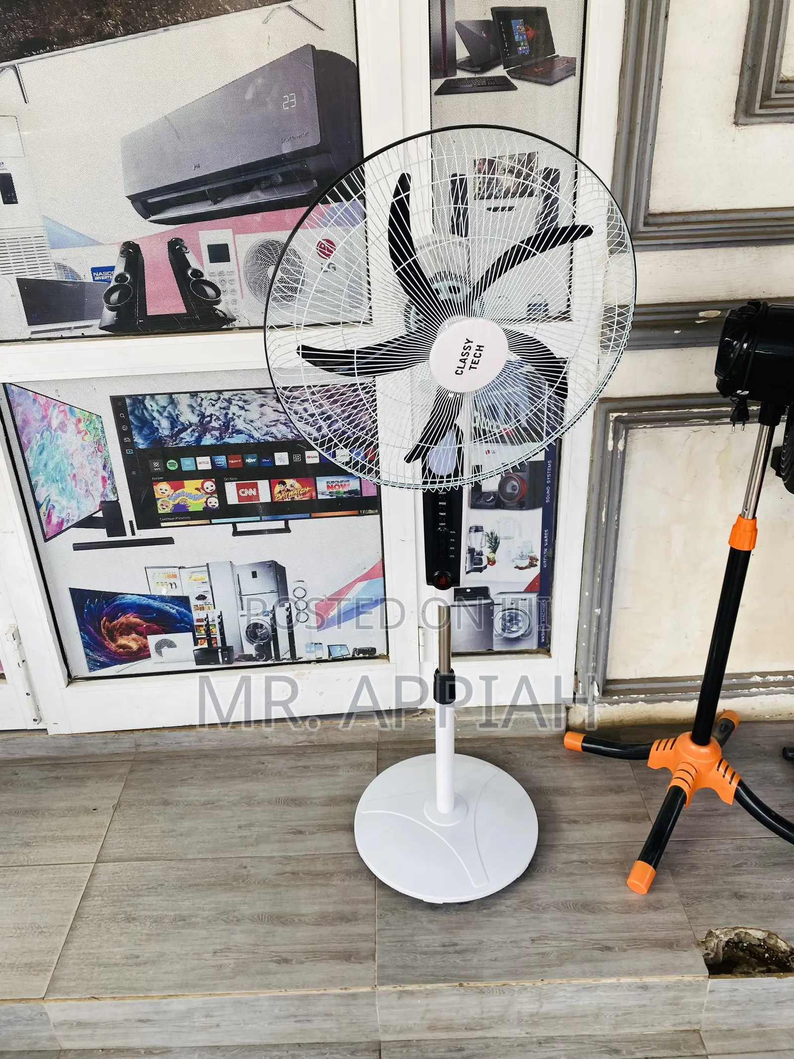Adorable Classy Tech 18 Rechargeable With Remote Fan.