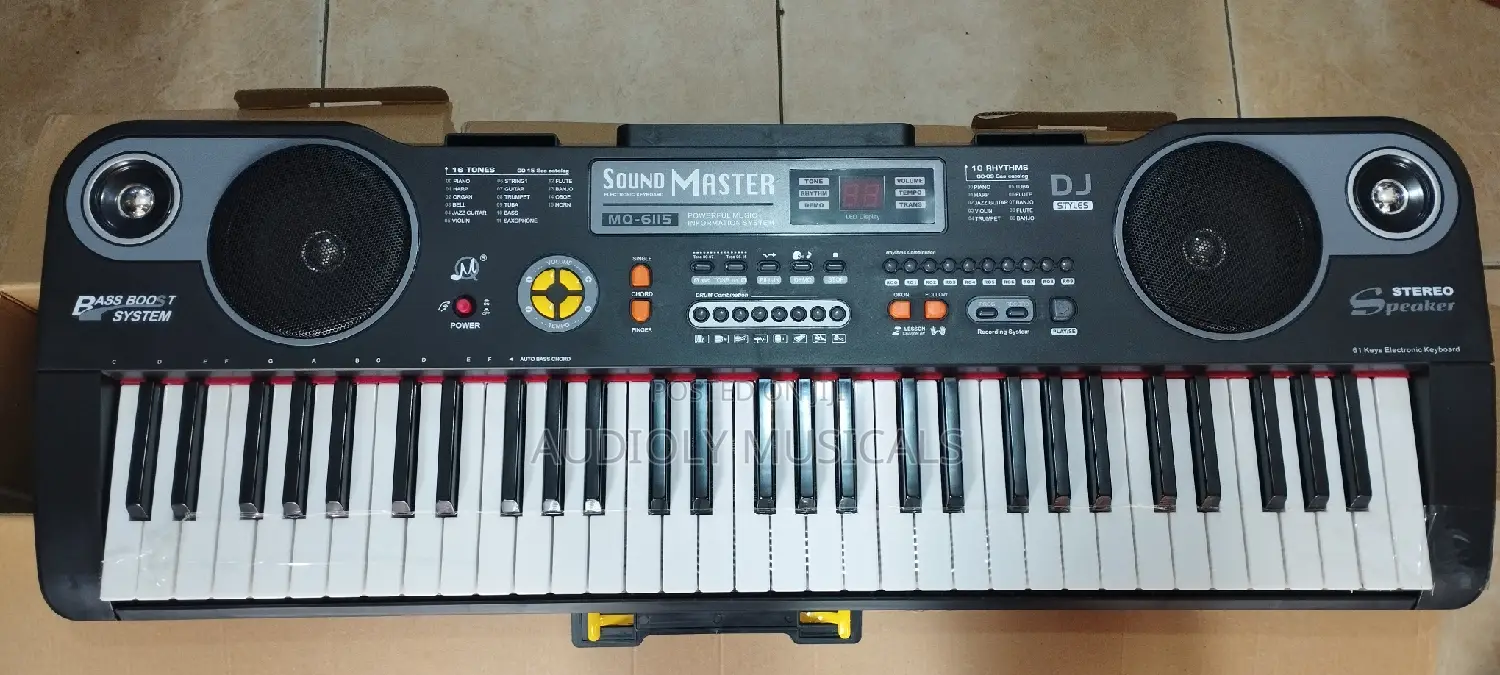Sound Master 61-Keys Electronic Keyboard